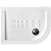 Ceramica althea Piatto doccia 72x90 h.5 5 angolare destro in ceramica bianco lucido Ito di Ceramica Althea