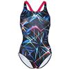 ARENA (TG. 48) Arena Swim Pro Back Allover Costume da Bagno Intero, Donna, Multicolore