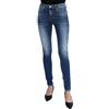 MET - Jeans Donna, Pantaloni Donna, vestibilità e Vita Regular, Super Skinny | Modello NOS Kate, Blu Scuro. (IT, Numero, 24, Slim, Regular, Blu Scuro)