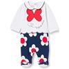 Chicco, Tutina con Apertura Entrogamba, Bimba 0-24, 3 Mesi, Bianco (432)