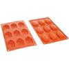Déco Relief - Stampo in silicone 9 Madeleines 6,8 x 4,5 x 1,7 cm - Stampo per torta pasticceria - Materiale professionale