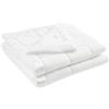 Madison Park Windom Down-Coperta Alternativa 3M Scotchgard, Trattamento Traspirante Copertura Leggera e Morbida per Tutte Le Stagioni, per Letto, Microfibra, Finitura Satinata, Bianco, Coppia