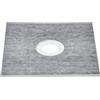 VEVOR Kit Cordolo Doccia, Kit Piatto Doccia 36x36 con Scarico Centrale da 6,3, Kit di Installazione Doccia Leggero in EPS con 2 Panni Impermeabili, Bastoncini Pendenti