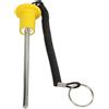 LUCKDANO Perno di Bloccaggio del Selettore del Perno della Pila di Pesi da Palestra Diametro Magnetico di 8 Mm con Accessorio da Palestra con Cordino per Esercizi di Allenamento e Fitness