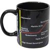 GWCC Autorizzato Ufficiale Tfl London Underground™ Tubo Mappa Mug-Black