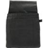 J JONES JENNIFER JONES J JONES - Marsupio in pelle, borsa da viaggio - Per il portafoglio del cameriere - pratico e maneggevole, unisex, nero
