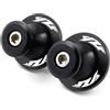 ZESIDIMO 2 pezzi M6 Nottolini per Yamaha YZF R1 R1M R3 R6 R7 R25 R125 YZFR6 YZFR1 Accessori Moto Cavalletto Alzamoto Posteriore Forcellone (Nero)