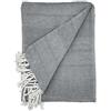 Cardenal Textil - Peñíscola Foulard multiuso, plaid da letto, coperta da letto, copridivano - Antracite - 180 x 260 cm