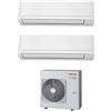 Toshiba Climatizzatore Toshiba Seiya Classic dual split 7000+10000 7+10 Btu RAS-2M14G3AVG-E inverter in R32 in A+++