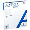 Aquacel Medicazione in hydrofiber e ioni argento intessuta in lyocell aquacel ag extra drs 15x15cm 5 pezzi