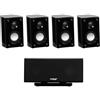 ADVANCE ACOUSTIC EZY 500 KIT AV 5.0 4 SATELLITI + DIFFUSORE CENTRALE NUOVO