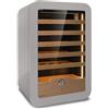 Ristoattrezzature Cantina vini refrigerazione ventilata grigia 36 bottiglie +2 +20°C 54x55x83,5h cm