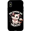 Purrfect Styles Custodia per iPhone X/XS Cute Cat Lover Did Someone Say Treats? Frase divertente