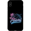 Miami & Basketball Gifts Custodia per iPhone XS Max Regalo per amanti della partita di basket di Miami City Beach Miami Florida