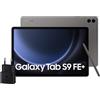 Samsung Galaxy Tab S9 FE+, Caricatore incluso, Display 12.4 TFT LCD PLS, Wi-Fi, RAM 8GB, 128GB, 10.090 mAh, Exynos 1380, Android 13, IP68, Gray, [Versione italiana] 2023