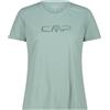 CMP - T-Shirt da Donna, Jade, 50