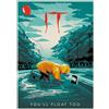 FANTASTIKO It Art Print Pennywise Edizione Limitata 42 x 30 Cm Fanattik