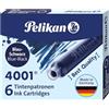 Pelikan 4001 TP/6, Cartucce di Inchiostro Blu/Nero