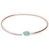 ALFIERI & ST. JOHN Bracciale in oro con smeraldo ct. 0,45 e diamanti ct. 0,12