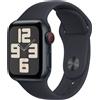 APPLE Smartwatch Apple Watch SE GPS + Cellular Cassa 40mm in Alluminio Mezzanotte con Cinturino Sport M/L Mezzanotte