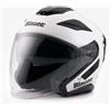 Blauer Casco Moto Jet Blauer JJ01 Doppia Visiera Mono Bianco