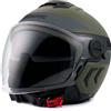 Blauer Casco Moto jet Blauer Doppia Visiera DJ-01 Grafica B Verde N