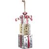 BIZZOTTO Decorazione Pacco Regalo Merry Star Bianco