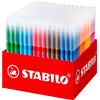 STABILO Pennarelli Punta 3 mm Power - Schoolpack 240 Pezzi in 20 Colori