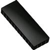 Maul 61650 - Magnete solido, portata fino a 1 kg, colore: nero