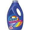 Dash Detersivo Liquido Lavatrice, Salva Colore, Mantiene Vivaci I Colori, Efficace a Freddo e in Cicli Brevi, 45 Lavaggi (2250 ml)