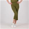 Cuddl Duds Pantaloni cropped con elastico e cucitura davanti