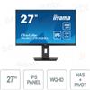 IIYAMA XUB2793QSU-B6 - Monitor Iyama - WQHD 2560x1440 - 27 Pollici - 100Hz - 1ms - Altoparlanti - HDMI - DisplayPort - Has - Pivot