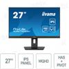 IIYAMA XUB2792QSU-B6 - Monitor Iyama - WQHD 2560x1440 - 27 Pollici - 100Hz - 0.4ms - Has (150mm) - Pivot - Altoparlanti - HDMI - DisplayPort