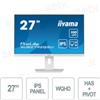 IIYAMA XUB2792QSU-W6 - Monitor Iyama - WQHD 2560x1440 - 27 Pollici - 100Hz - 0.4ms - Has (150mm) - Pivot - Altoparlanti - HDMI - DisplayPort - Bianco