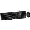 TechMade KIT TASTIERA E MOUSE TM-KB828+M102 NERO