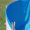 Gre SP1028F Liner Blu per Piscina Fuoriterra Ovale, Dimensioni 1000 x 550 x 130 cm, Sistema Overlap