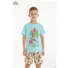 Tezenis Pigiama Corto Stampa Disney Mickey Mouse Bimbo Bambino Azzurro