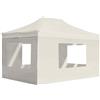 Vidaxl Gazebo Professionale Pieghevole Pareti Alluminio 4,5x3m Crema