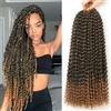 YDDM Passion Twist Hair, 7 fasci di capelli all'uncinetto con onde d'acqua da 24 pollici per capelli lunghi e bohémien, treccia capelli YDDM Passion Twist Crochet Hair Extension in capelli sintetici