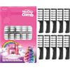 MSDADA Capelli Gesso Pettine per Ragazze e Bambini,10 Colore Gessetti per Capelli Temporanei Gesso Regalo di Compleanno per Bambini Età6 7 8-12+Lavabile Tintura per Party, Natale e Cosplay (bianco)