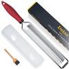 Deiss PRO Grattugia Formaggio Manuale - Per agrumi, parmigiano, zenzero, aglio, noce moscata, cioccolato, frutta, verdura - Lama molto tagliente in acciaio inox - Lavabile in lavastoviglie