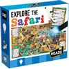 Headu- Explore The Safar Animali Puzzle, Colore Vari, IT21420