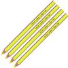 Staedtler Textsurfer Dry Highlighter Pencil 128 64 Drawing for Writing Sketching Inkjet,paper,copy,fax(pack of 4) (Yellow 4 Pencils) by Staedtler