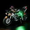 BRIKSMAX Kit di illuminazione a led per LEGO Technic Motocicletta Kawasaki Ninja H2R - Compatible with Lego 42170 Modello di blocchi predefiniti- Non includere il set Lego