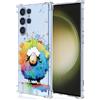 XINYEXIN Cover per Samsung Galaxy S24 Ultra 5G Trasparente Slim - Custodia per Cellulare TPU Antiurto, Serie di Graffiti Artistici Colorati e Cool, Disegno Carino - Sheep