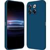 RankOne Custodia per OnePlus 10T (6.7 Inches) Cover Morbida in Silicone TPU - Blu zaffiro