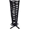 BENECREAT Abito Da Sposa Da Donna Passanti Regolabili Cerniera di Ricambio Vestibilità Regolabile Corsetto In Raso Sul Retro Kit con Lacci per Abito Da Ballo Formale (Nero)