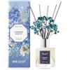 Airkeep Profumatore per Ambienti CASHMERE VANILLA, Profumatore per Ambienti con 8 Bastoncini di Fragranza, Diffusore di Fragranze per Bagno, Appartamento, Decorazione Della Casa, 100ml