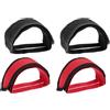 ZEACCT 4 Pezzi Cinghie per Pedali della Bicicletta, Autoadesivo Antiscivolo Cinghie del Pedale del Piede, Cinghie del Pedale del Piede Antiscivolo per Pedali Bici Fixed Gear Bike Cyclette