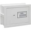 ARREGUI Magna 591020 Cassaforte da incasso con codice e chiave | Cassetta di sicurezza doppia con fondo estensibile per denaro | Cassaforte da parete elettronica per casa o ufficio | 26 x 36 x 15-25